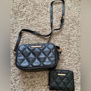 Poppy & Peonies Quilted Crossbody & Wallet Bundle